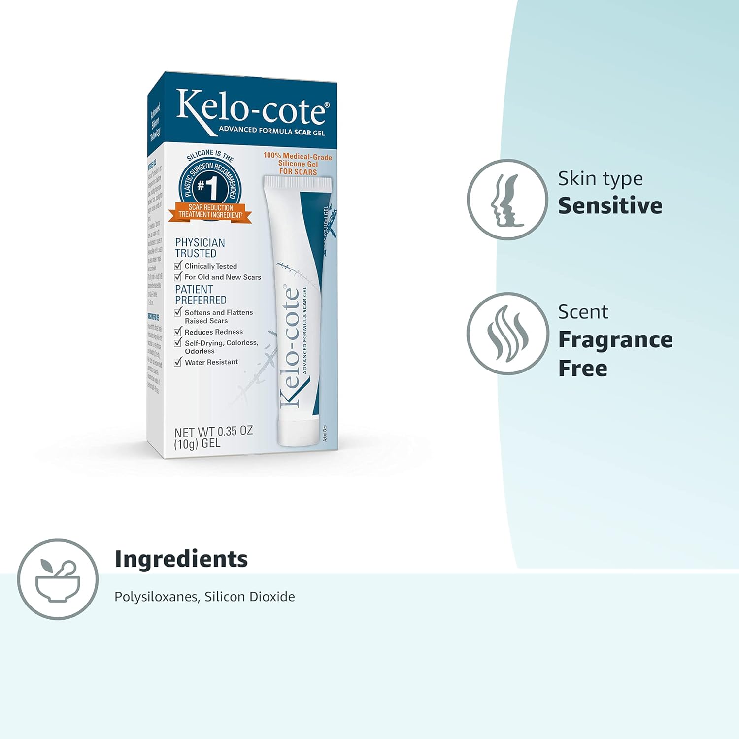 Kelo-cote Advanced Formula Scar Gel, 10 Gram - Image 7