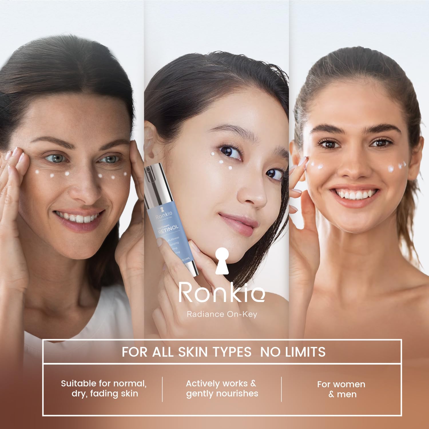 Retinol Eye Cream for Dark Circles: Anti-Wrinkle Under Eye Cream - Night Care Eye Cream Reduces Eye Bags - Image 7