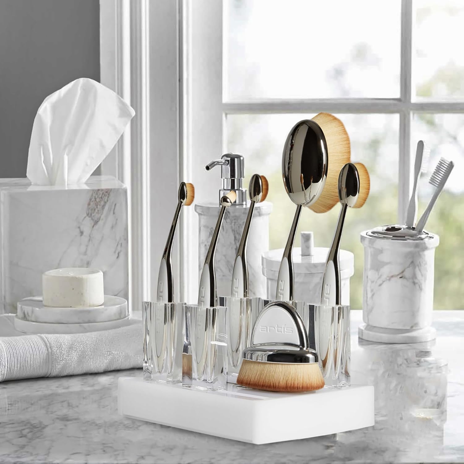 Artis Elite Collection 6 Brush Holder-Displayer, 1 Pc Makeup Brush Holder - Image 5