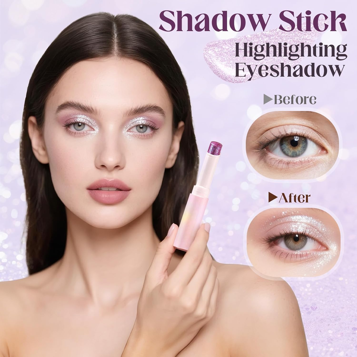 Crystal Hydrating Jelly Stick Eyeshadow 2025 Edition #05 Long Lasting Shimmer Eye Brightener - Image 3