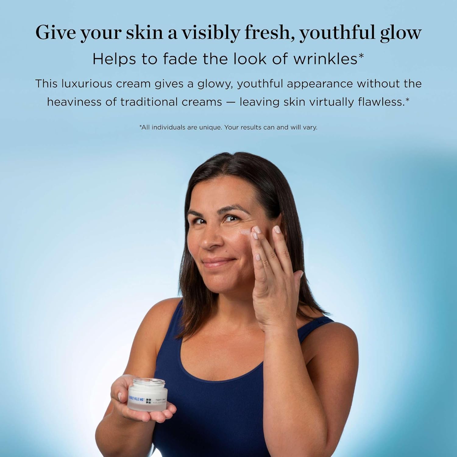 Beverly Hills MD Tight + Taut Ageless Complex – Anti-Aging Face Cream, Hydrating Cream with Peptides and Botanical Extracts – Targets Wrinkles, Fine Lines, and Sagging for a Youthful Glow, 50ml - Image 5