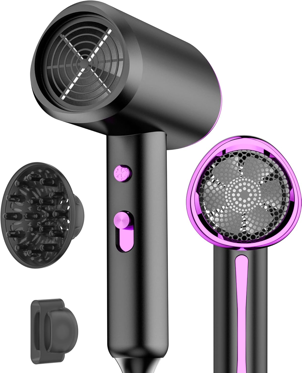 Diffuser Hair Dryer Blind Box, Professional Blow Dryer, Fast Drying Hair Dryer for Women,Home,Salon,Travel,Men - Image 6