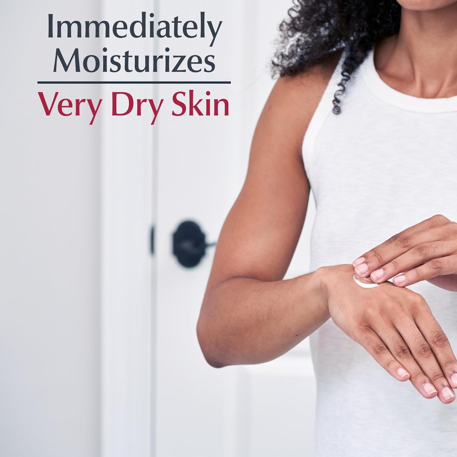 Eucerin Advanced Repair Body Cream for Very Dry Skin, Fragrance Free Daily Body Moisturizer, 16 Oz Jar - Image 2