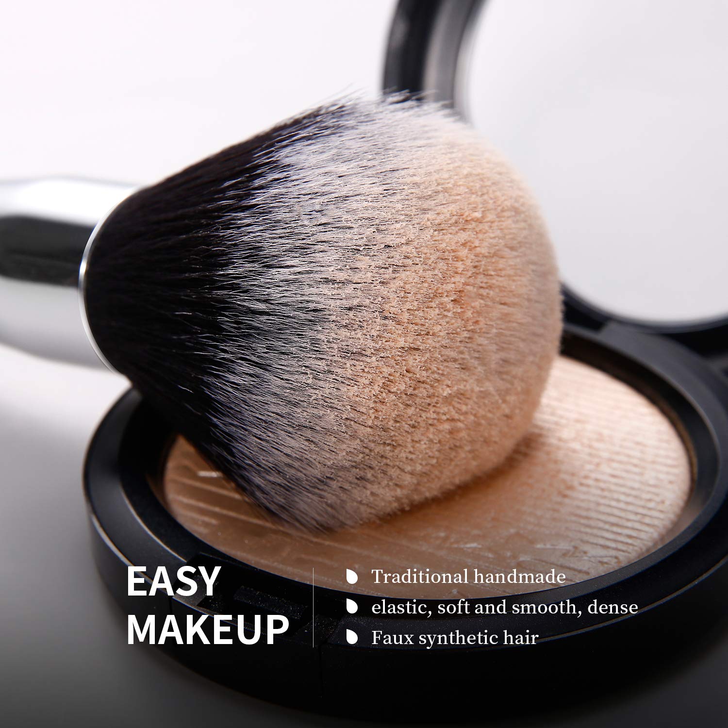 DUcare Makeup Brushes Professional 32Pcs Make up Brushes Set Premium Christmas Gift Synthetic Kabuki Foundation Blending Brush Face Powder Blush Concealers Eye Shadows - Image 8