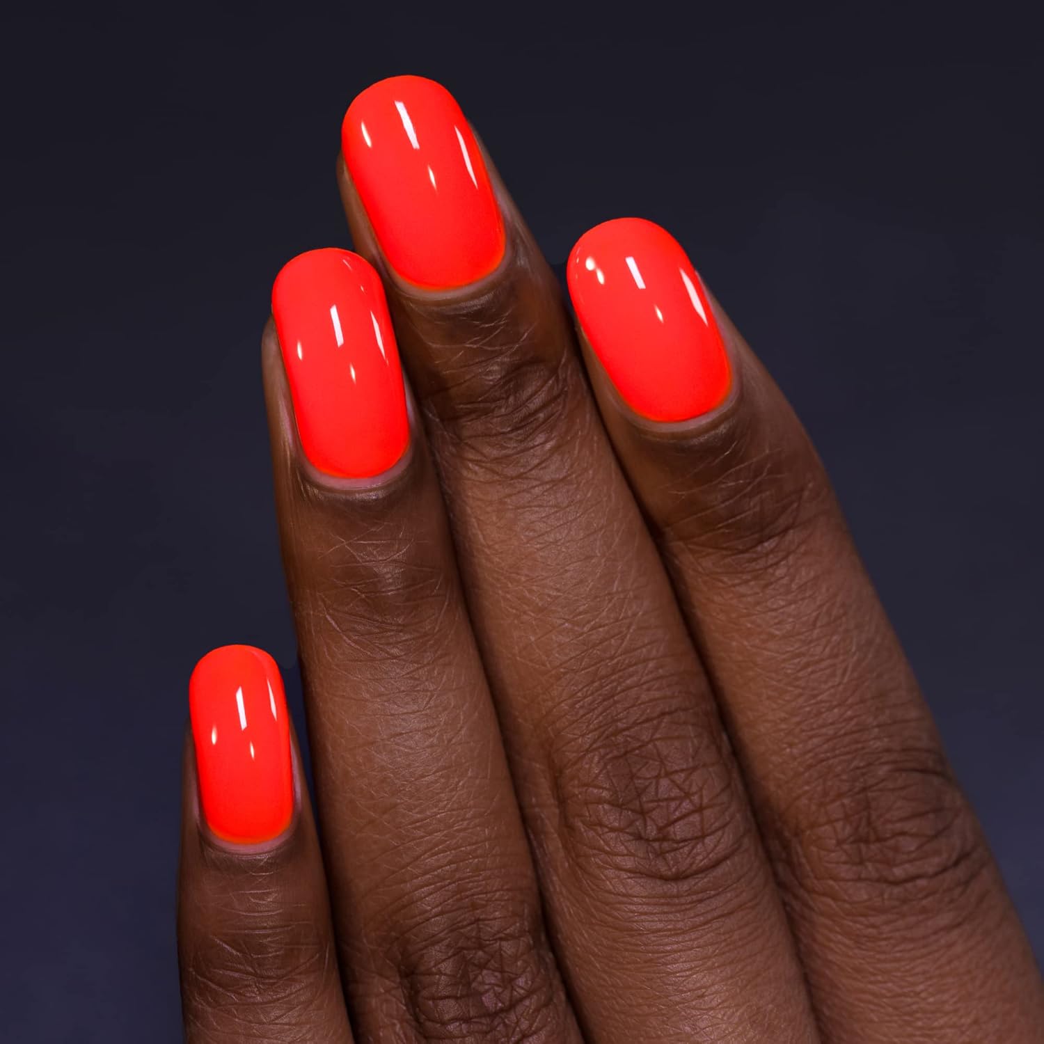 ILNP Turbocharged - Energizing Neon Orange Cream Nail Polish, Studio Color High Performance Color Coat - Image 5