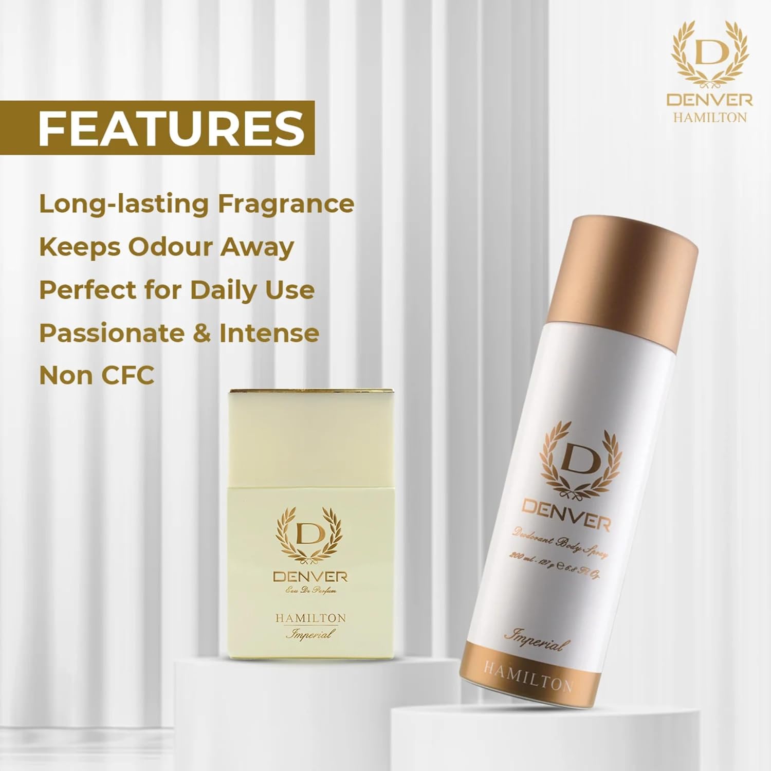 Hamilton Imperial Exclusive Collection (Perfume+Dedorant) Set - Image 3