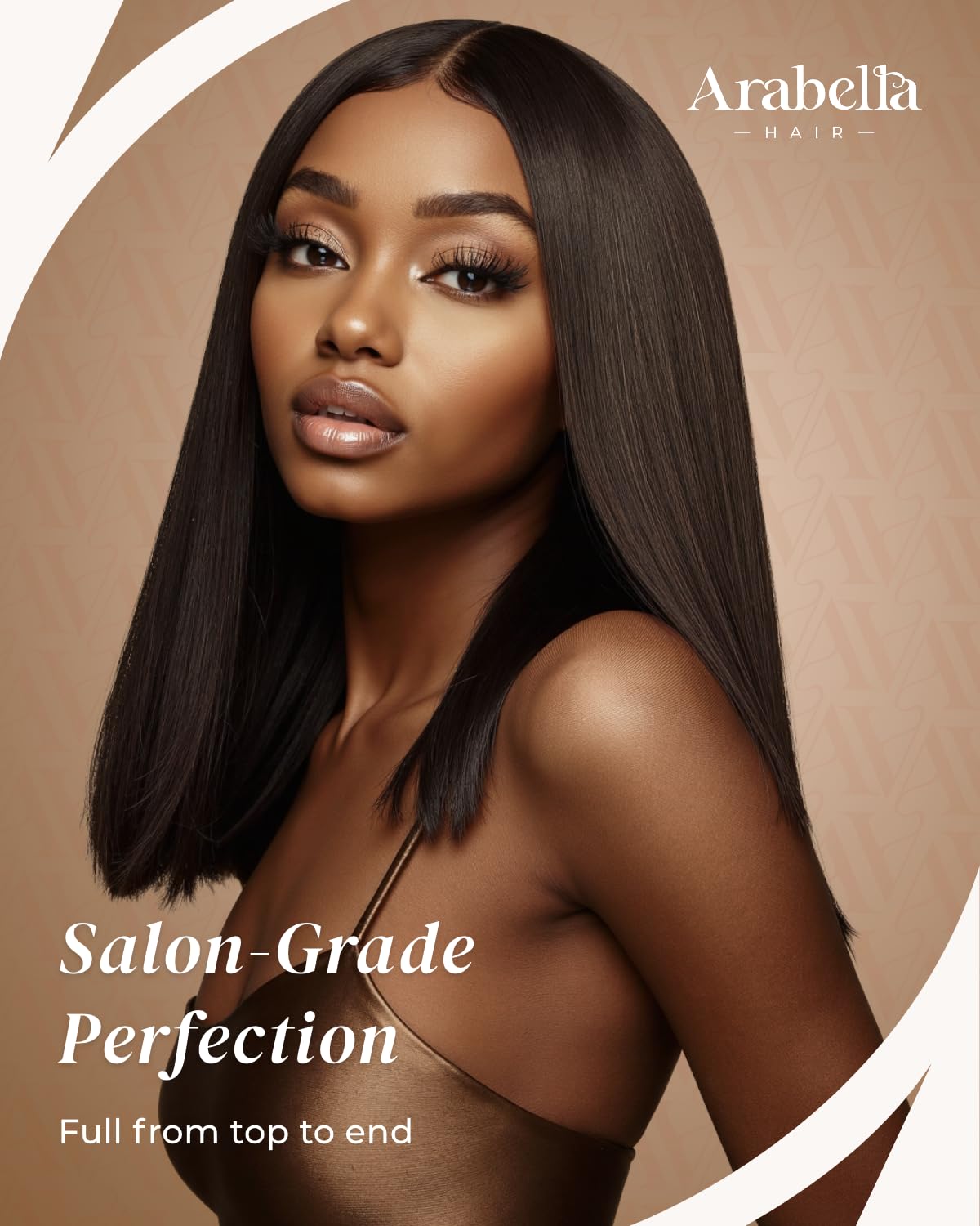 Arabella Hair 5x6 Glueless Wigs Human Hair Pre Plucked Pre Cut 230% Density Glueless Wigs 100% Human Hair 12a Pre Plucked Bleached Knots Straight Wig Human hair (16inch, 5X6 Straight Wig) - Image 2