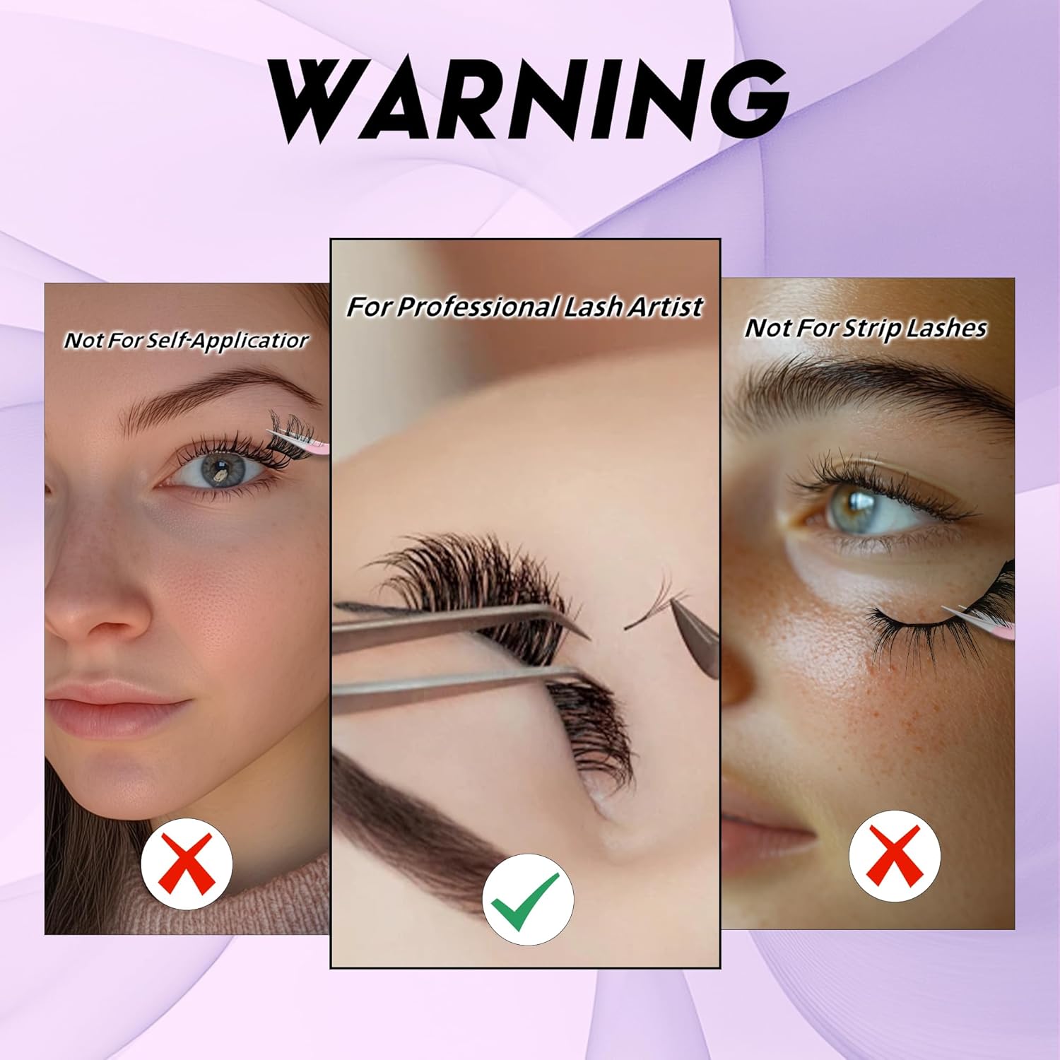 Sensitive Adhesive Eyelash Extension Glue 0.17fl.oz/5ml/2 Sec Drying Time/4-5 Weeks Retention/Hypoallergenic Black Individual Lash Adhesive/Professional Waterproof Lash Glue for Sensitive Eyes - Image 9