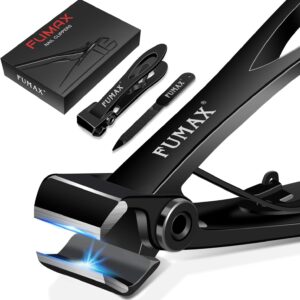 Toenail Clippers for Seniors Thick Toenails, Ingrown Thick Toe Nail Clippers for Men & Women, Straight Heavy Duty Large Nail Clippers with 15mm Wide Jaw Opening & Long Handle Gifts for Men Dad Mom