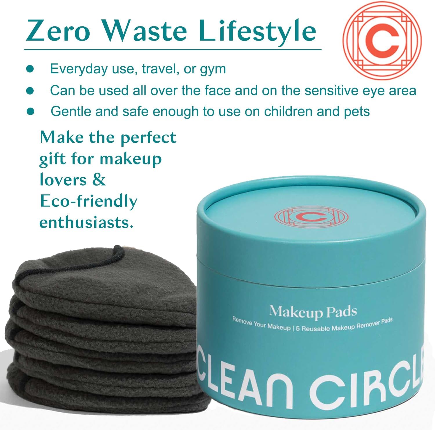 Reusable Makeup Remover Pads - Zero Waste Cosmetic Pads - Face Pads - Reusable Makeup Remover - Image 8
