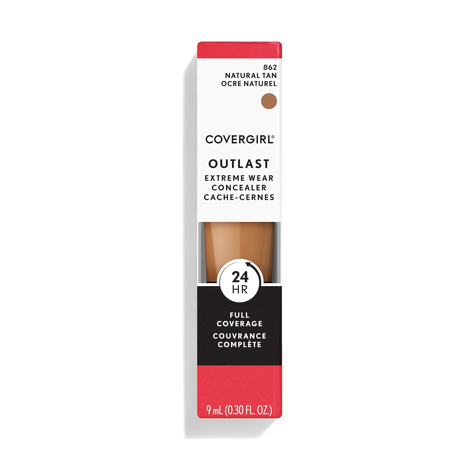 COVERGIRL Outlast Extreme Wear Concealer, Natural Tan 862 - Image 3
