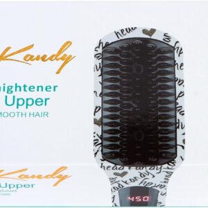 Head Kandy One Upper Hair Straightening Brush with Heat | Hot Brush with Ceramic Plating | Anti Scald Technology | Kandy Love