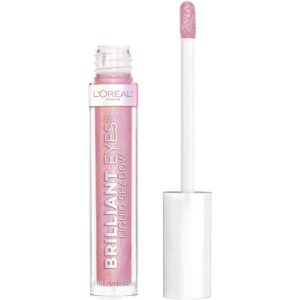 L'Oreal Paris Brilliant Eyes Shimmer Liquid Eye Shadow, Longwearing Lasting Shimmer, Crease Resistant, Flake-Proof, Precision Applicator, Quick Dry, Non-Greasy, Atomic Crush, 0.1 oz.