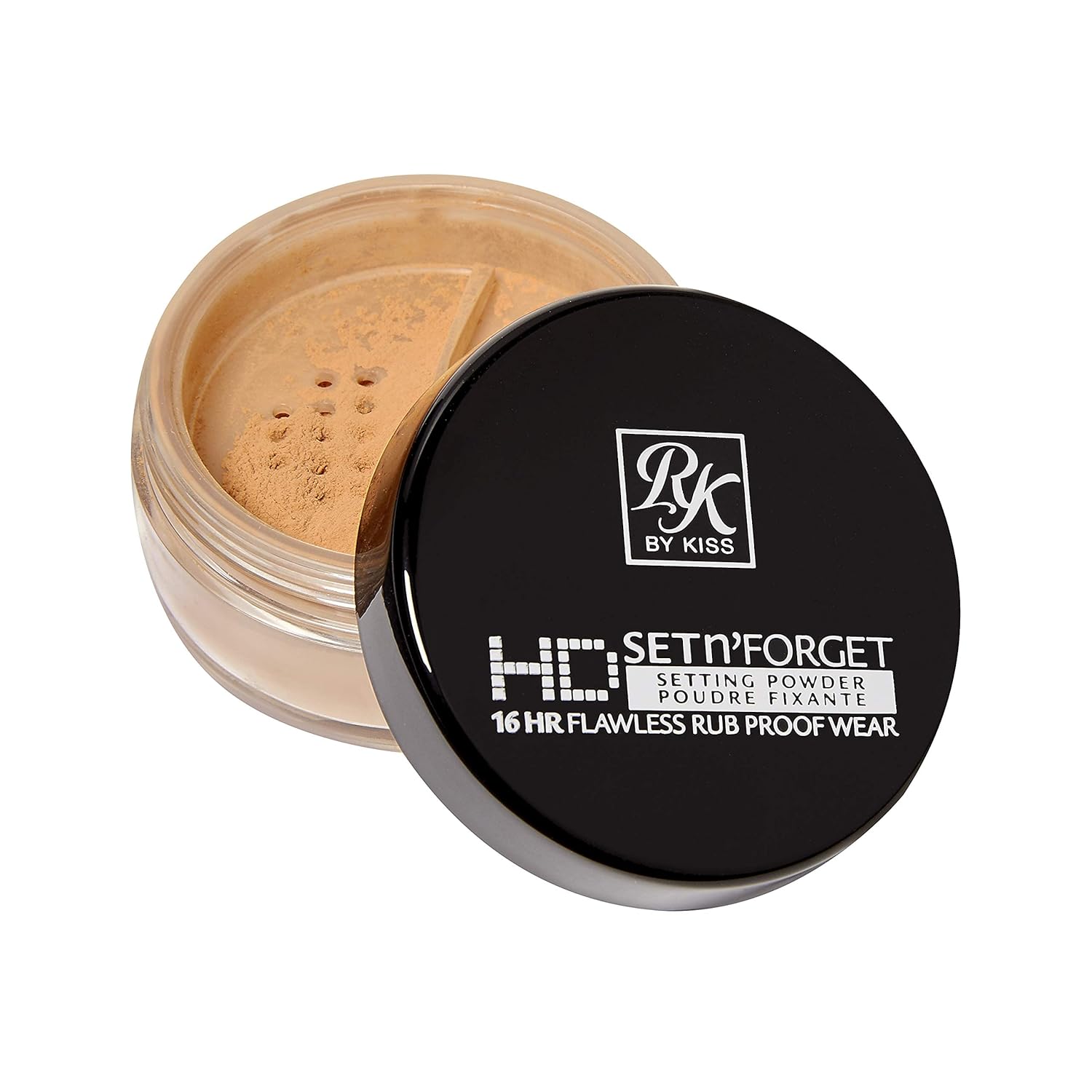 Ruby Kisses Loose Setting Powder 0.4oz, Weightless, Smooths, Mattifying Finish and Shine Control, Pure Silica Mineral Powder (Earth) - Image 3