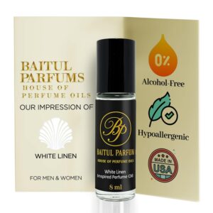 Comparable to Cashmere Mist Alcohol-Free Perfume Oil for Men & Women – Long Lasting Fragrance, 98% True-to-Scent, Clean Perfume, Travel Size Roll-On Glass Bottle – 8ml, Floral, Musky, Woody