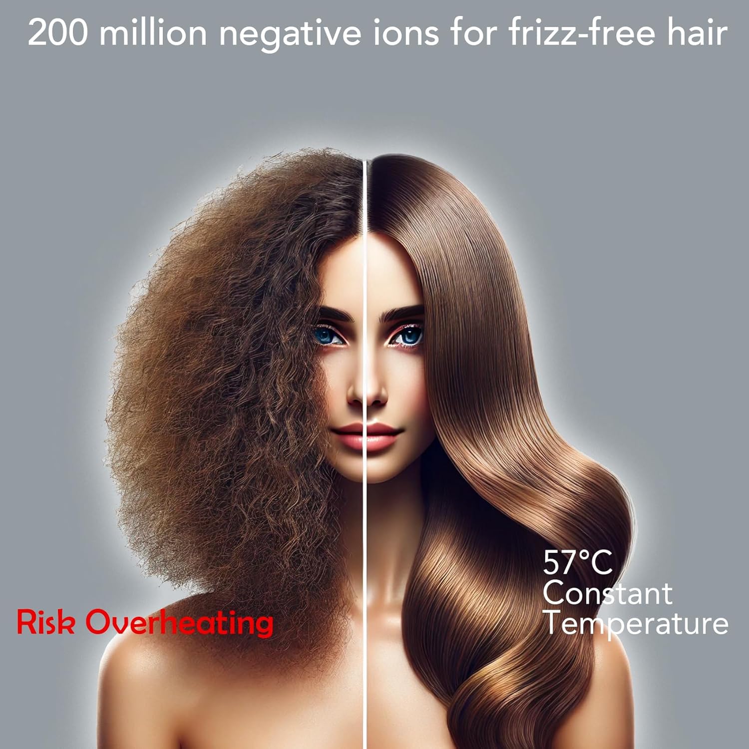 Hair Dryer, High Speed Negative Ionic Blow Dryer Professional with 75m/s Airflow, 110,000 RPM Brushless Motor, Fast Drying Lightweight Travel Hairdryer, Low Noise Magnetic Nozzle - Image 5