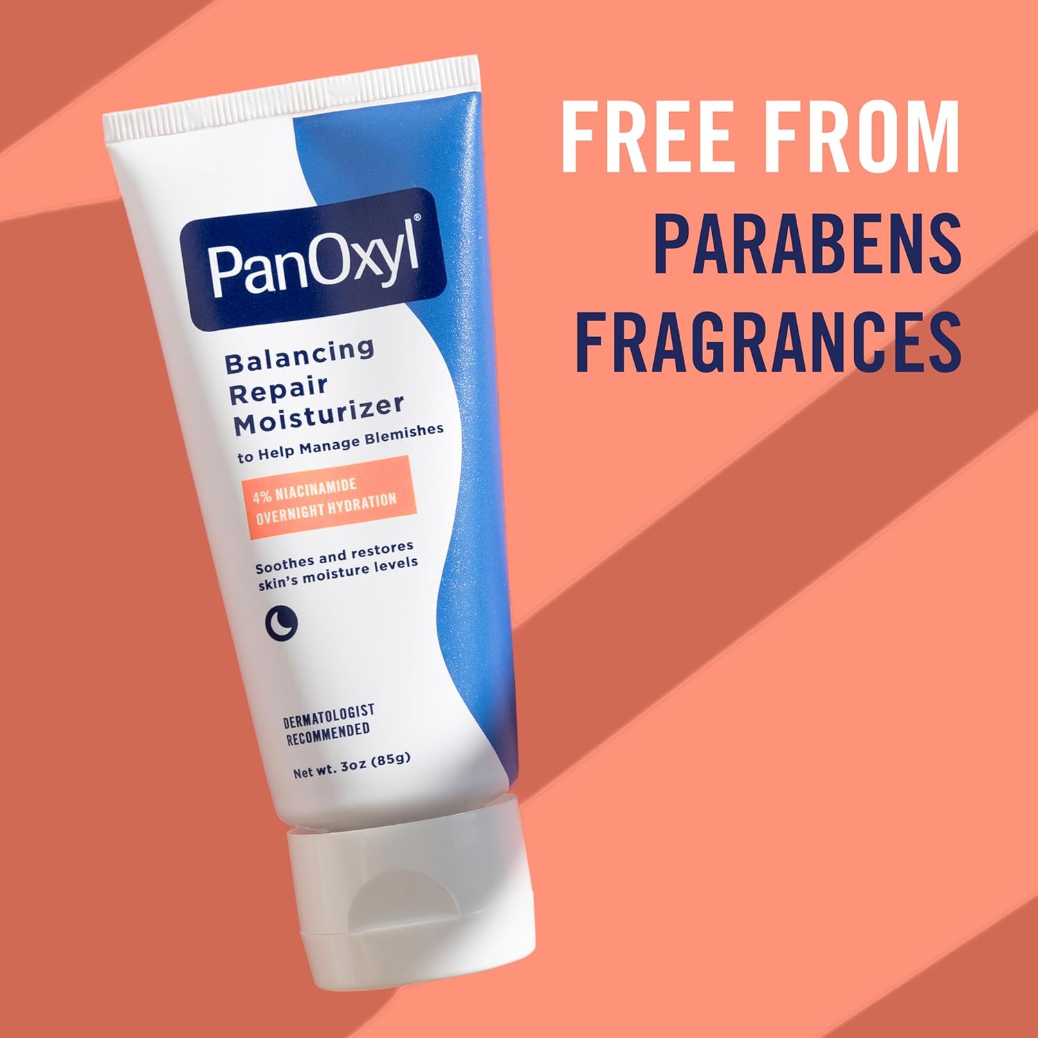 PanOxyl PM Balancing Repair Moisturizer with Niacinamide, Ceramides and Cica, Hydrating Face Moisturizer, Acne Prone Skin and Dry Skin, Non-Comedogenic Night Face Moisturizer, 3 oz - Image 7