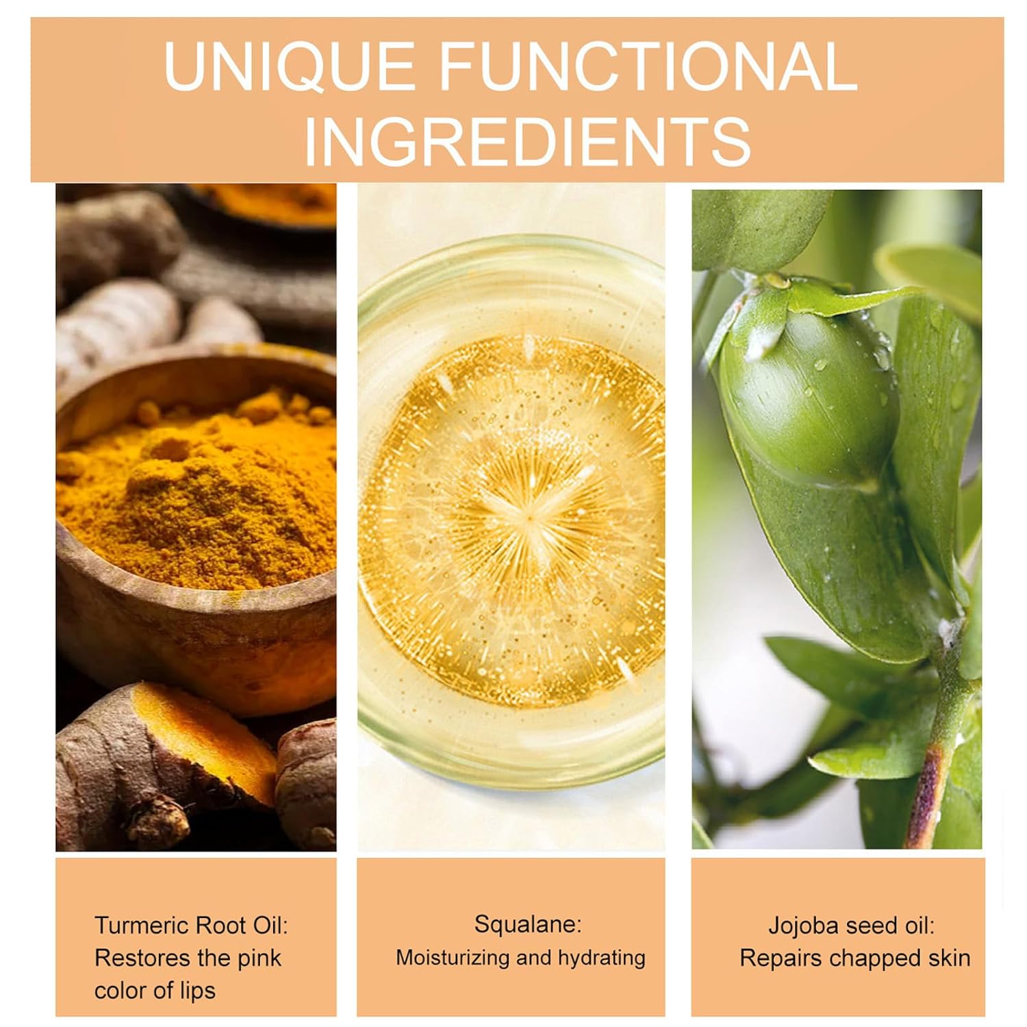 Turmeric Lip Balm for Smokers With Root Oil - Brightening for Dark Lips, Long-Lasting Moisturizer for Dry, Cracked, and Dull Lips - All Natural Hydrating Skin Care, 0.17 oz - Image 5