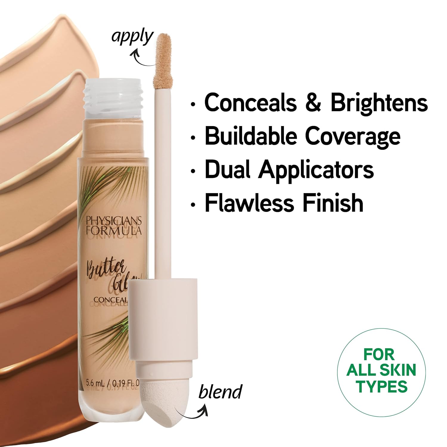 Physicians Formula Butter Glow Concealer Light-to-Medium - Image 2