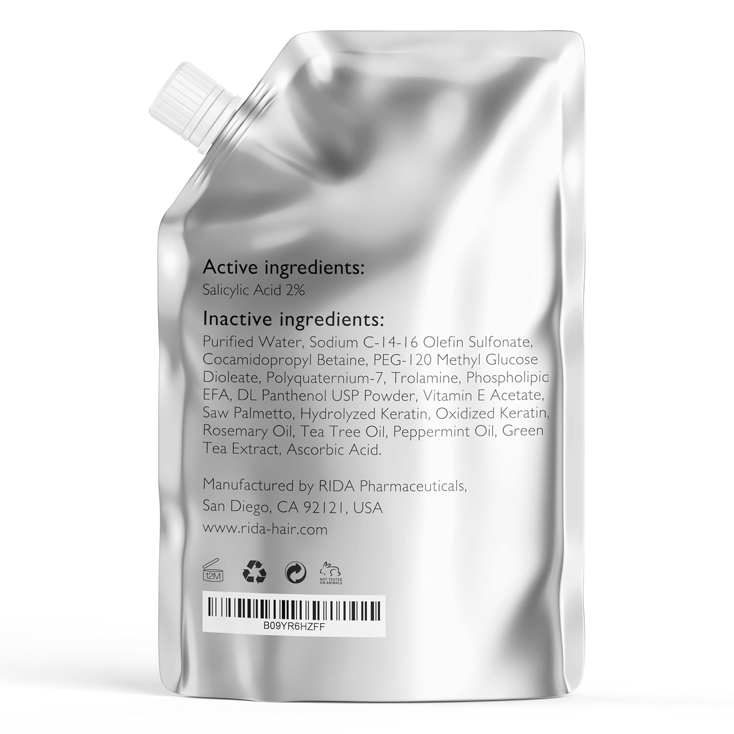 Anti Fungal Shampoo for Men & Women | Anti Dandruff, Medicated, Folliculitis Shampoo for Dry Scalp, Psoriasis, Ringworm | for Itchy, Flaky & Irritated Scalp | No Paraben & Sulphate - Image 2
