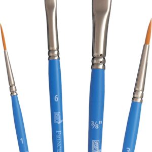Princeton Select Artiste Paintbrush, 13-4 Brush Set, Blue