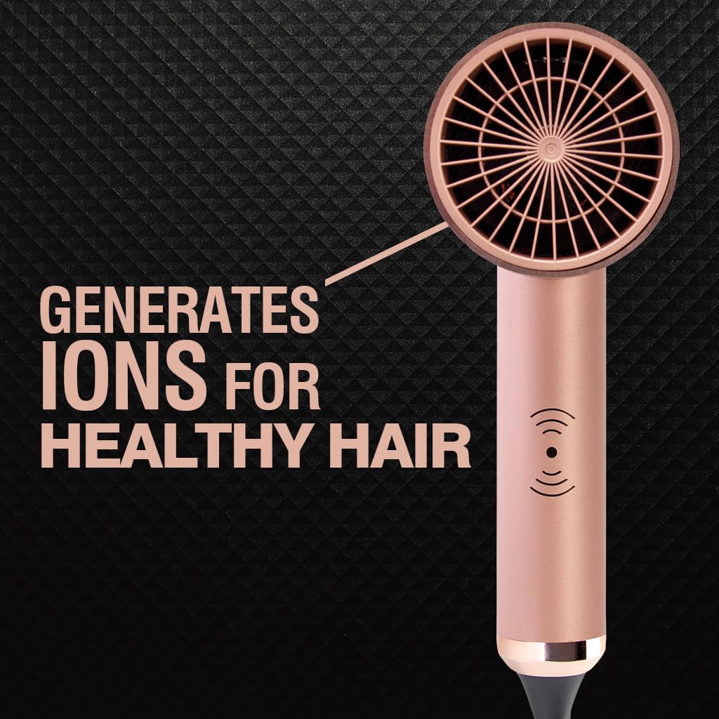 CHI Touch Activated Compact Hair Dryer, Hair Dryer for Smooth & Voluminous Hair, Quick-Drying for Shiny, Frizz-Free Hair, Lightweight & Low Noise - Image 5