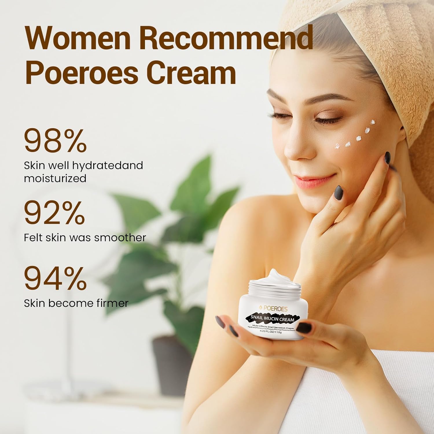Pure Snail Mucin 99.3% Moisturizer Face Cream 4.23 Fl Oz for Dry Sensitive Acne-Prone Skin - Image 7