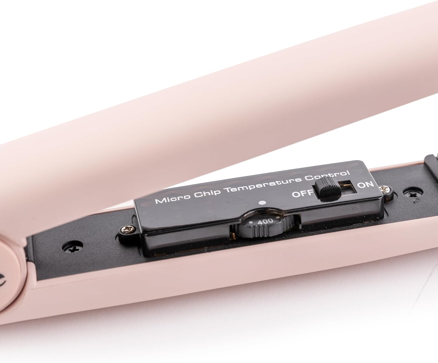 L'ANGE HAIR Aplatir Ceramic 1" Flat Iron | Adjustable Temp & Dual Voltage Hair Straightener | Tourmaline-Infused Plates for Smooth, Frizz-Free Styling | 1 Inch Styling Tool (Blush) - Image 8