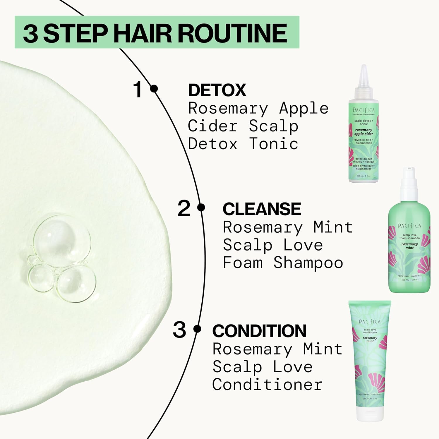 Pacifica Scalp Detox Tonic โ Rosemary Apple Cider Scalp Exfoliator - Scalp Scrub w/ Salicylic Acid for Clarifying Build Up & Purifying - Itchy, Dry Scalp Treatment , Vegan & Cruelty-Free, 5 oz - Image 11