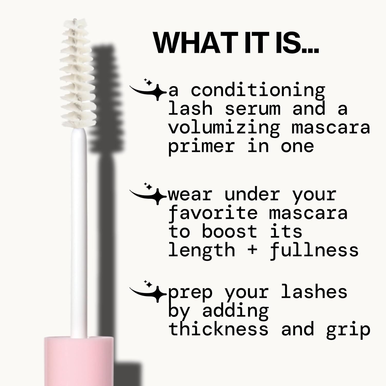 Pacifica Vegan Collagen Eye Lash Serum & Clear Mascara Primer – Conditioning Vitamin B & E Formula for Longer, Fuller Lashes, Eyelash Makeup Cruelty-Free Clean Ophthalmologist Tested - Image 4