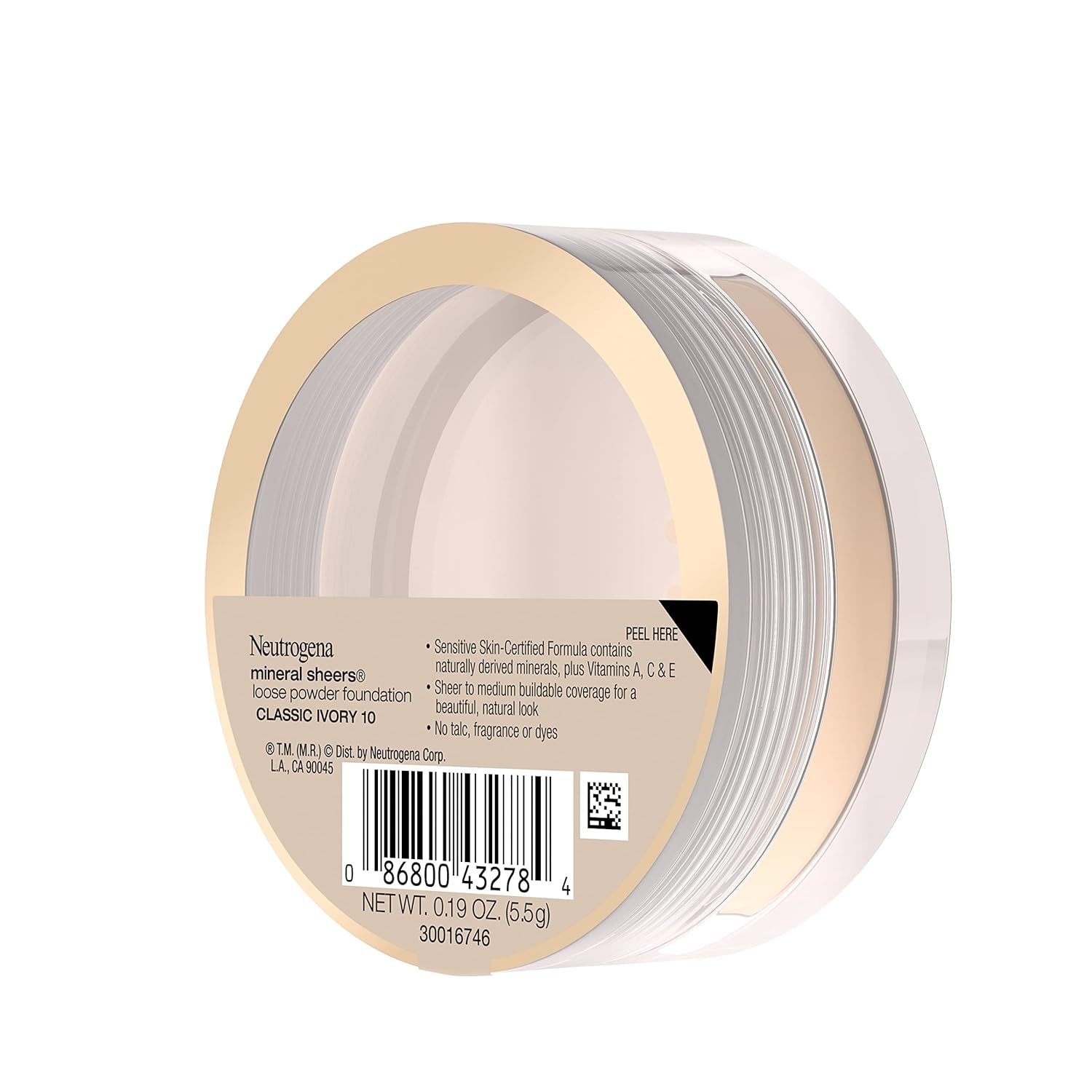 Neutrogena Mineral Sheers Lightweight Loose Powder Makeup Foundation with Vitamins A, C, & E, Sheer to Medium Buildable Coverage, Skin Tone Enhancer, Face Redness Reducer, Classic Ivory 10,.19 oz - Image 14