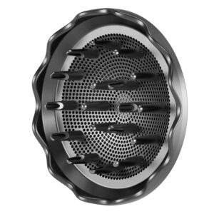 Hair Dryer Diffuser, Attachment for Hair Dryer, Hair Diffuser for Curly Hair, 360° Magnetic Diffuser for HZD&DSON Supersonic Hair Dryer, Hair Attchment for Women, Black