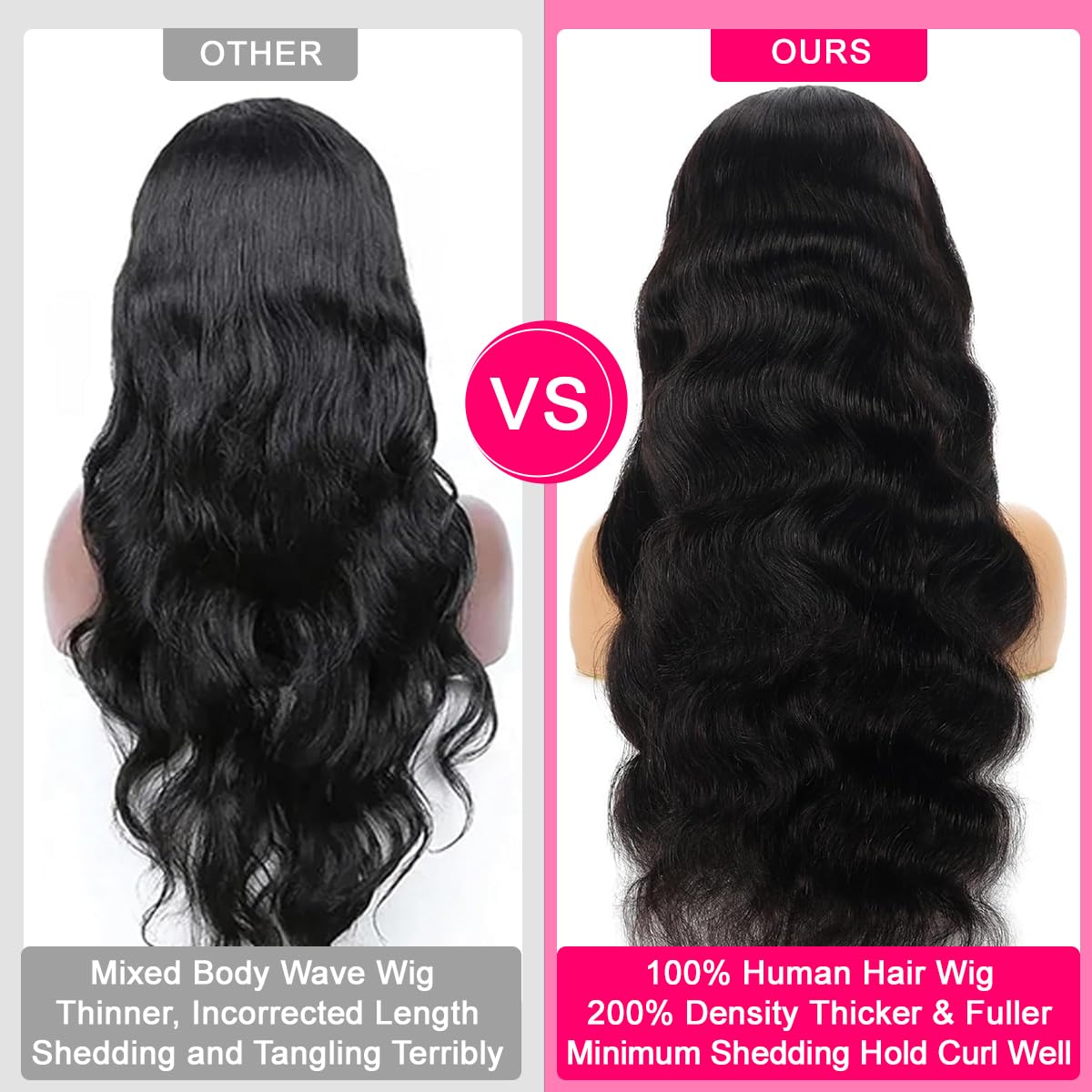30 Inch 13x6 Lace Front Wigs Human Hair 200 Density Body Wave Lace Front Wigs Human Hair Pre Plucked Glueless Wig 13x6 HD Lace Frontal Wigs Human Hair for Women - Image 6