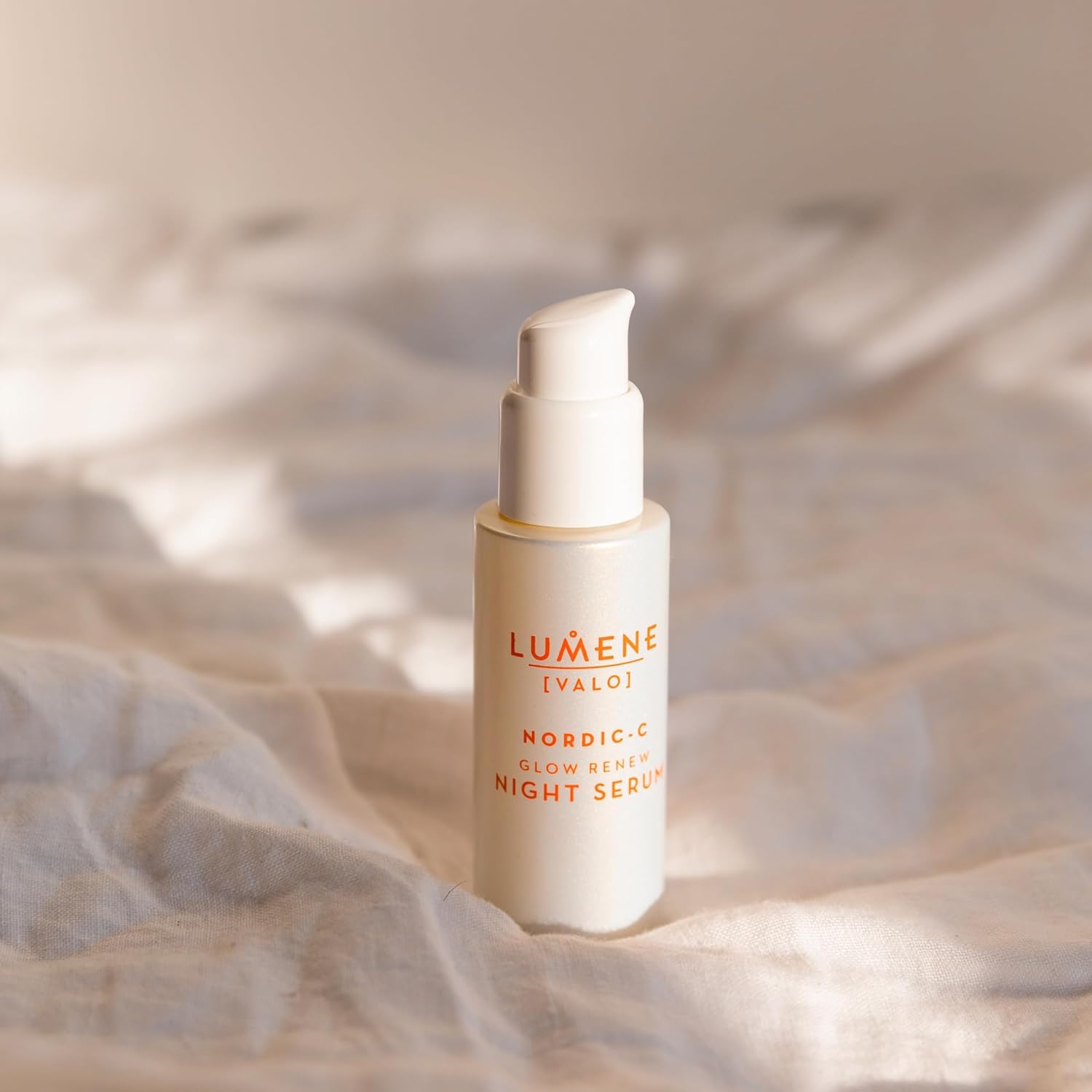 Lumene Nordic-C Skin Glow Renew Night Serum - Overnight Face Exfoliant + Hydrating Serum - Naturally Peeling AHA + Gentle PHA Combined with Face Brightening Vitamin C (1oz) - Image 4
