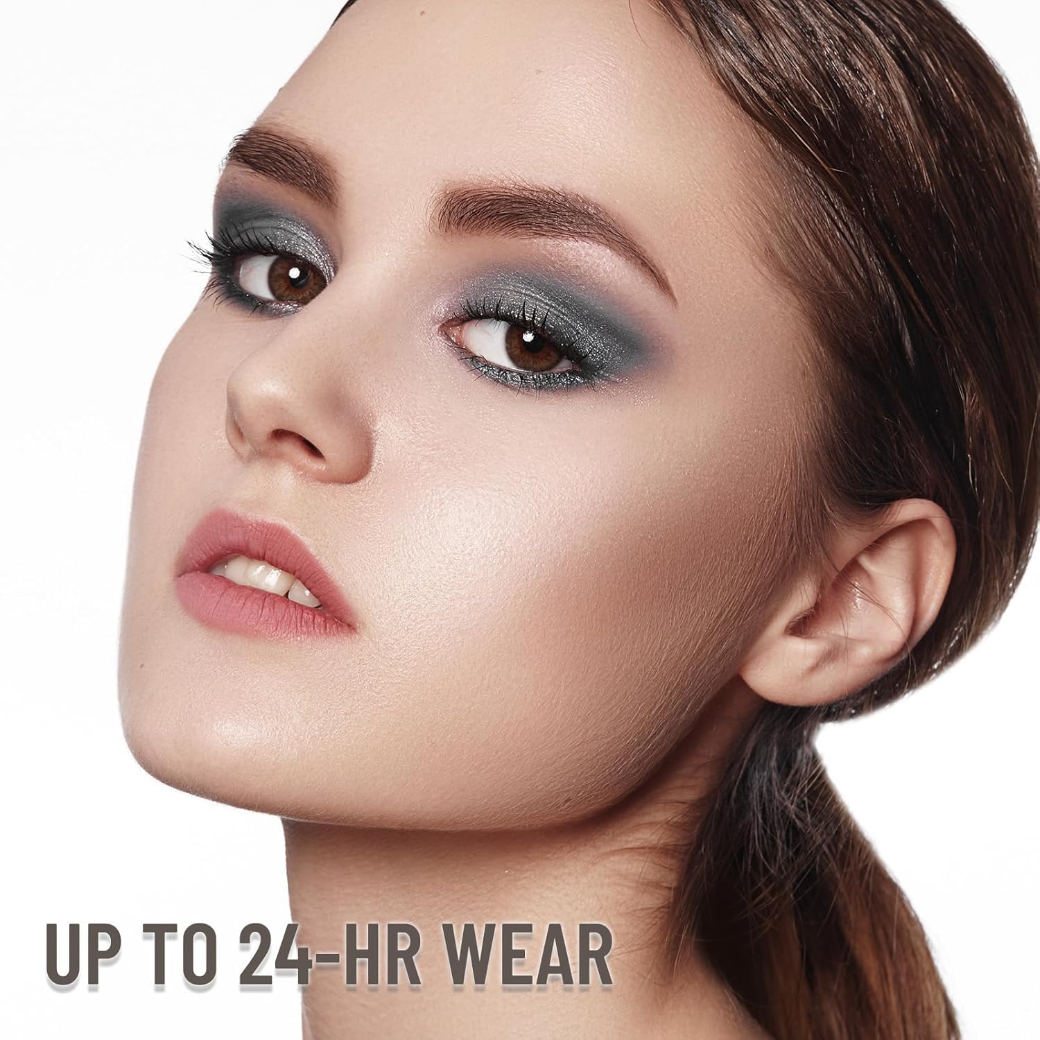 UCANBE Gray Single Eyeshadow Palette, Highly Pigmented Matte Eye Shadow Powder, Professional Long-Lasting Waterproof Makeup Palette - Image 4