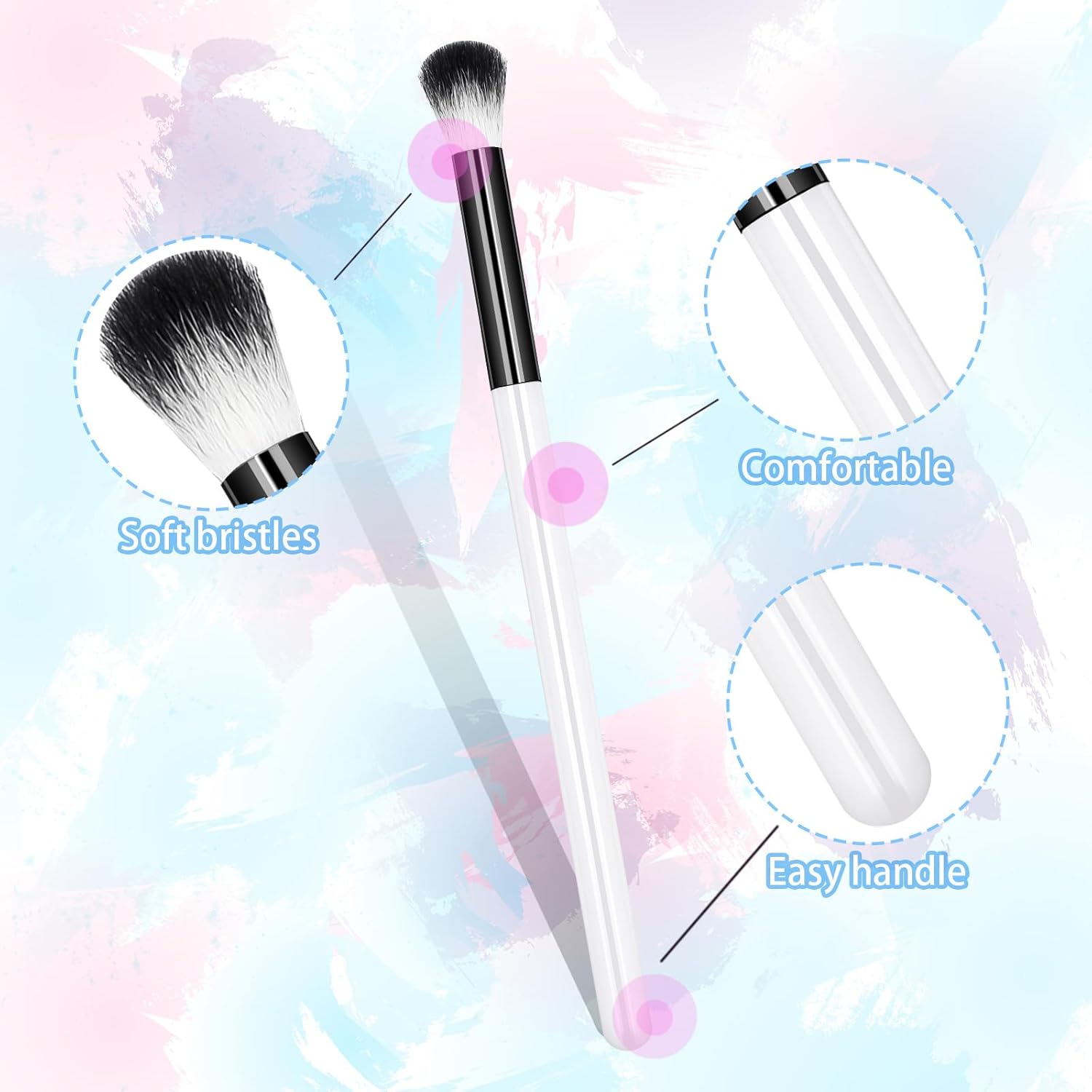 Lash Extension Brushes for Cleansing, Eyelash Cleaning Brush Lash Shampoo Brush Bath Cleanser Brush Wash Kit Lash Brushes for Eyelash Extensions - Image 2