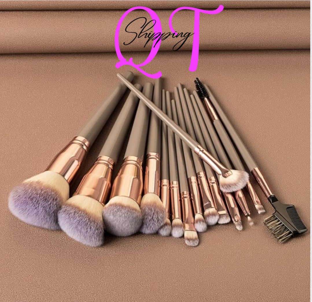 QT Makeup Brushes/Sponge Set (30 Pcs), Premium Synthetic Powder Concealers Eye Shadows Blush Professional Make Up Brushes Set, Perfect Birthday Gifts for Women with Mini Brush Washer Machine.