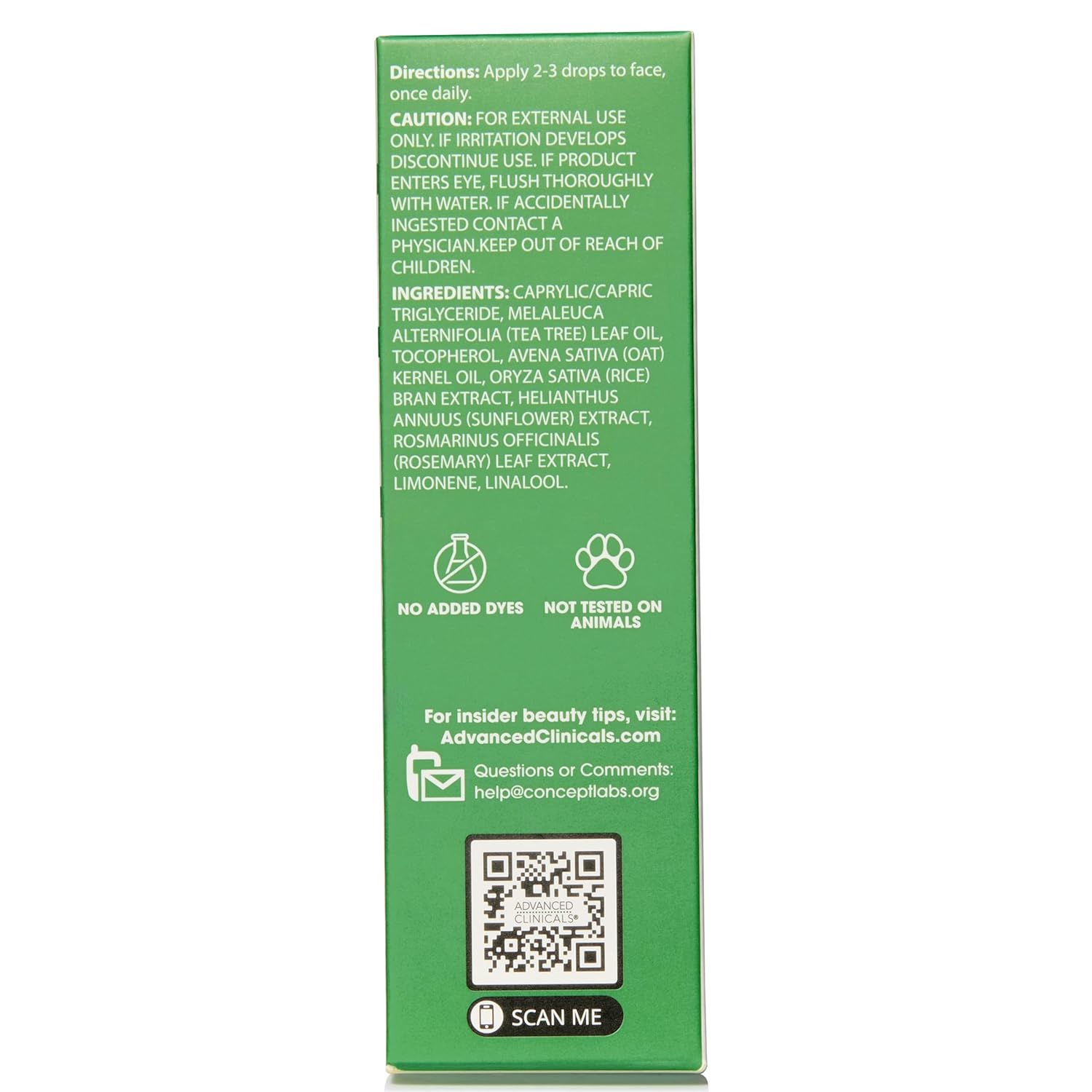 Advanced Clinicals Tea Tree Oil For Skin Facial Serum | Tea Tree Serum For Face With Vitamin E + Botanicals To Help Improve Appearance Of Large Pores & Skin Tone For Smoother Looking Skin, 1.8 Fl Oz - Image 9