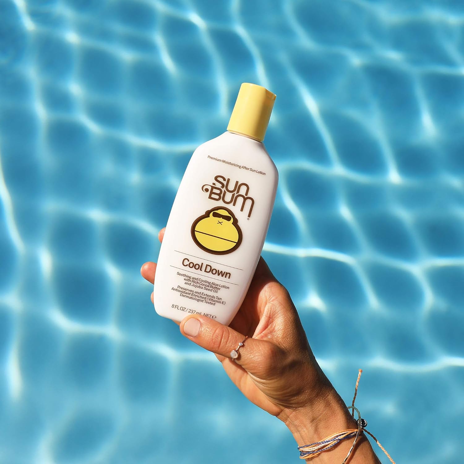 Sun Bum Cool Down Aloe Vera Lotion - Vegan After Sun Care with Cocoa Butter to Soothe and Hydrate Sunburn - 8 oz - Image 3