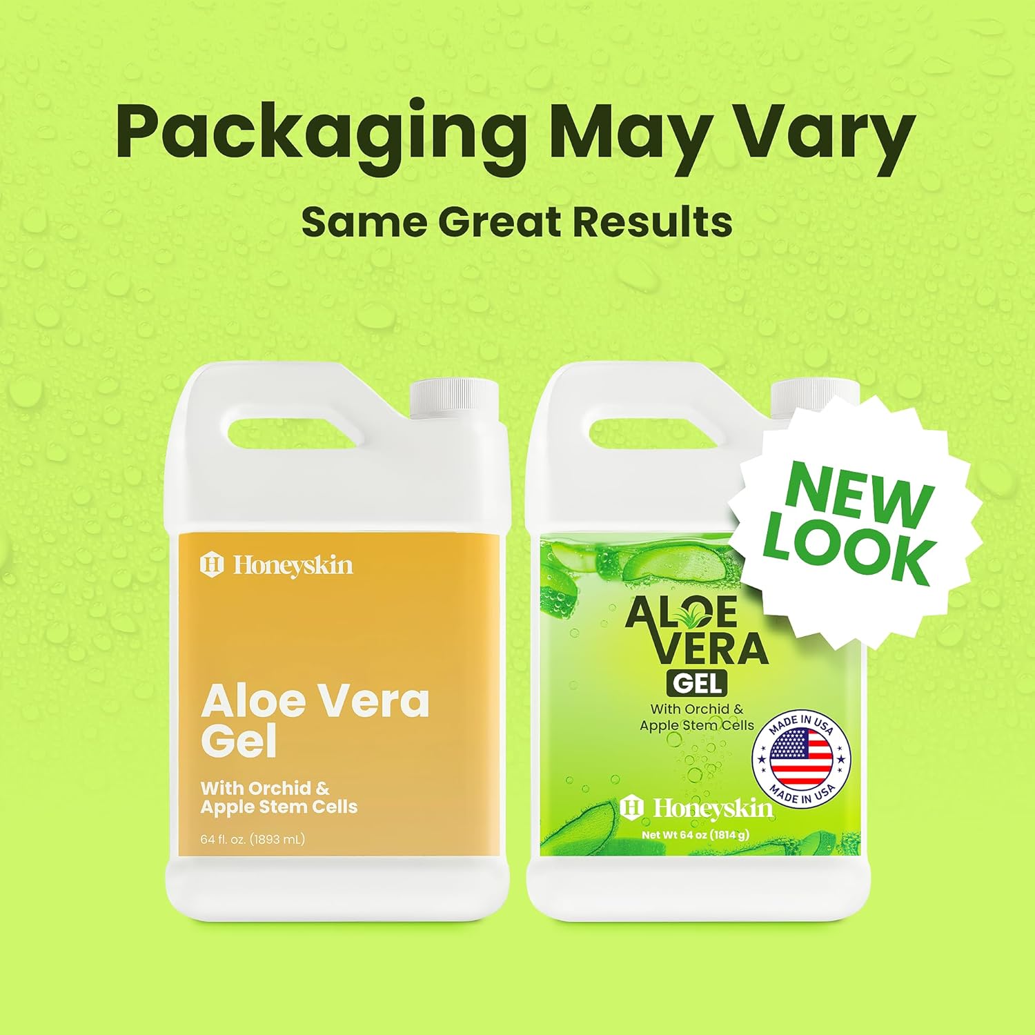 Organic Aloe Vera Gel - 100% Pure for Skin, Sunburn Relief & Face Moisturizer - Extracted from Aloe Vera Plant with Manuka Honey, Orchid & Apple Stem Cells - Everyday Use - 64 fl oz - Image 6