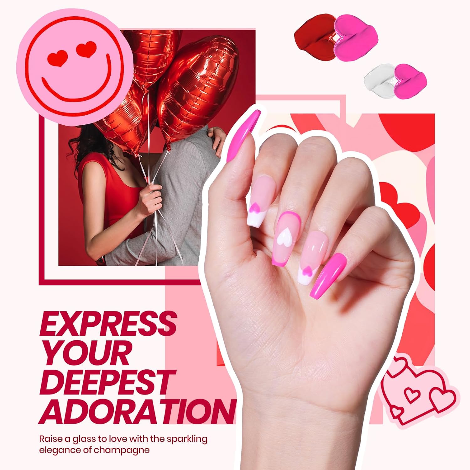 Beetles Gel Nail Polish Kit with U V Light 69 Pcs Emotional Spectrum 35 Colors Gel Polish Nail Kit with Base and Matte&Glossy Top Coat Soak Off All Season Gel Nail Kit Manicure Tools Gifts for Women - Image 3