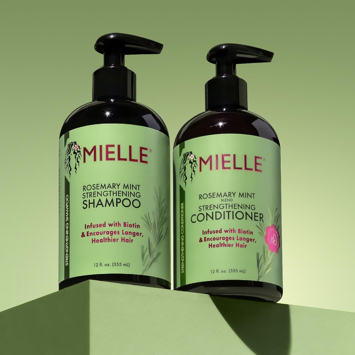 Mielle Organics Rosemary Mint Strengthening Shampoo Infused with Biotin, Cleanses and Helps Strengthen Weak and Brittle Hair, 12 Ounces - Image 8