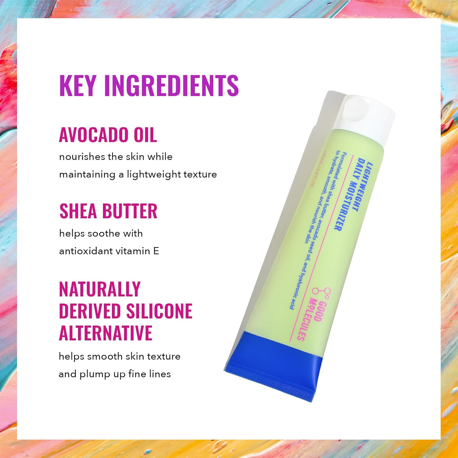 Good Molecules Lightweight Daily Moisturizer - Hydrating Facial Lotion with Avocado Oil and Shea Butter and Antioxidants - Anti-aging Skincare for Face - Image 3