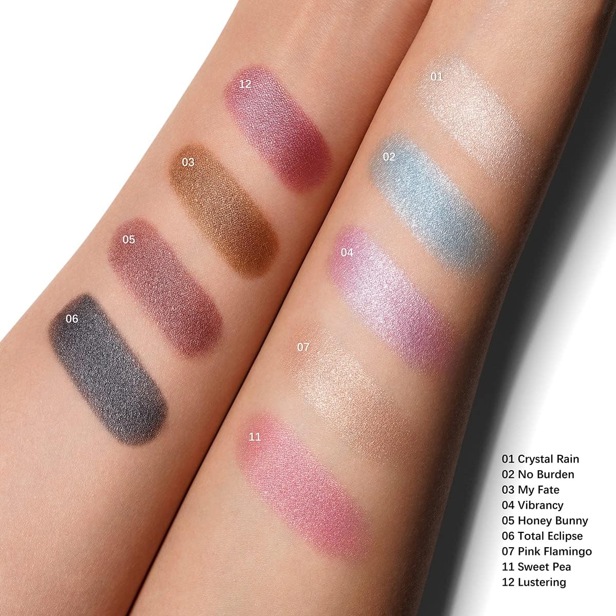 Oulac Shimmer White Cream Eyeshadow Primer Waterproof Long Lasting Glitter Natural 6g 01 - Image 8