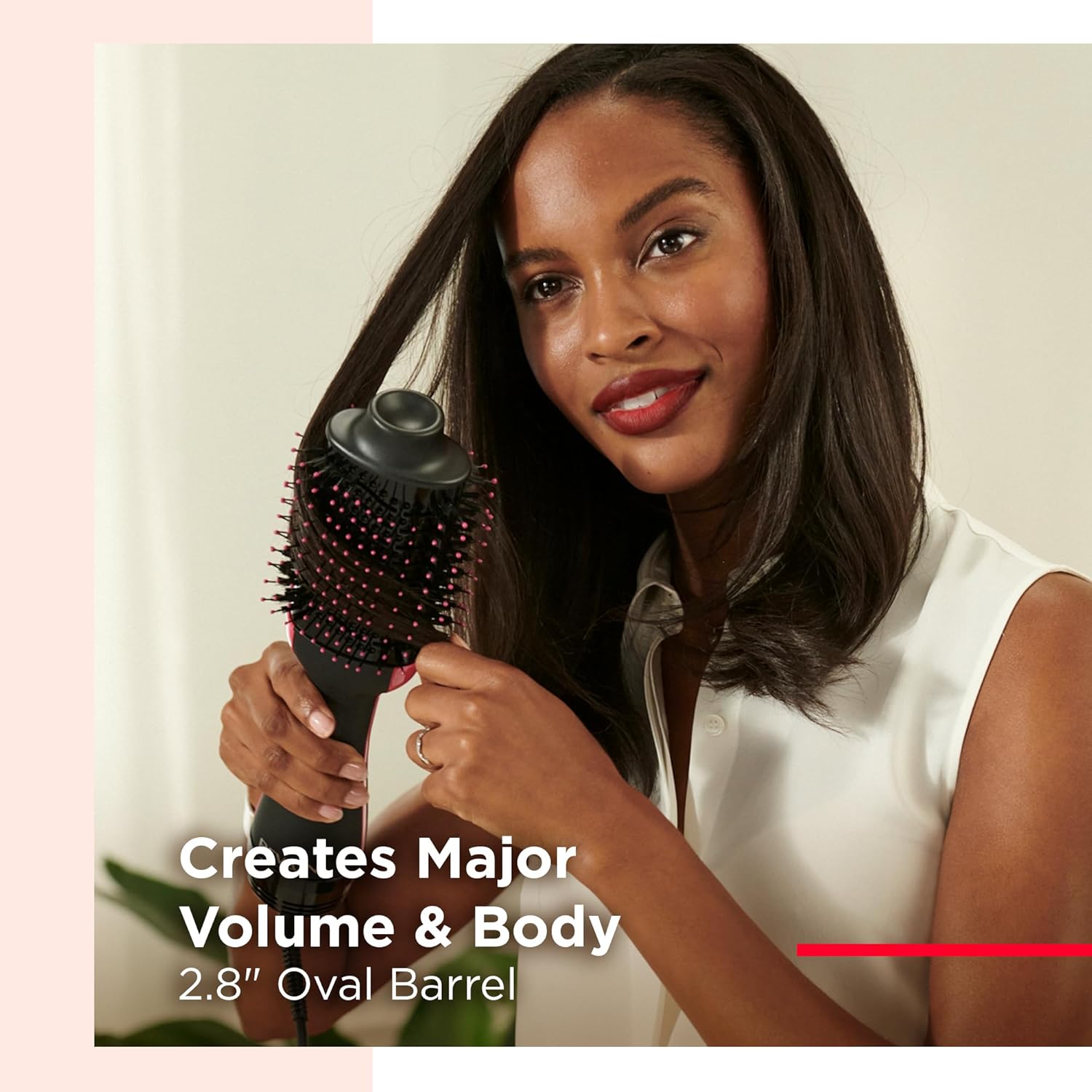 Revlon 1875W Infrared Hair Dryer & One-Step Volumizer Hot Air Brush Bundle, Black, 1 Count Each - Image 6