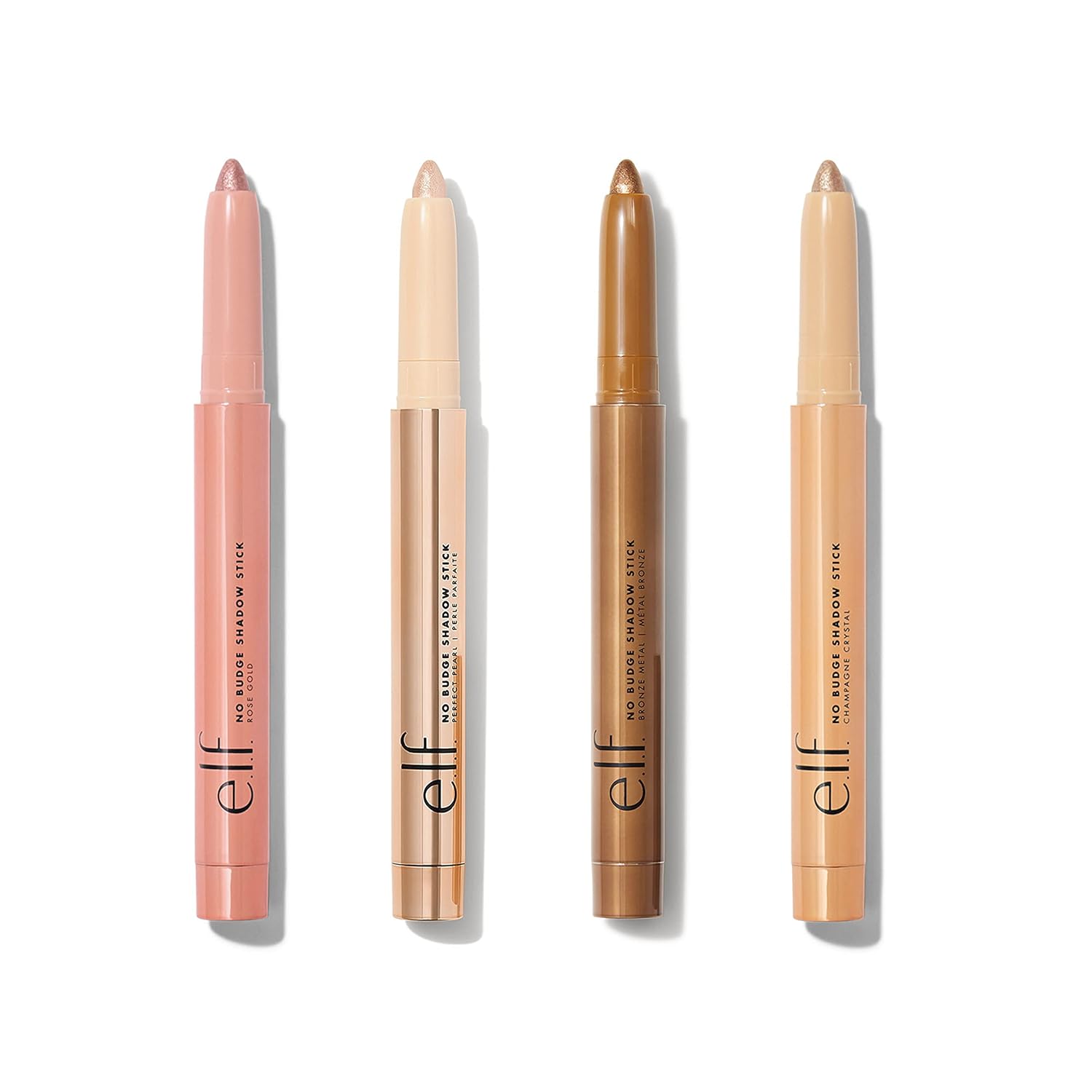 e.l.f. No Budge Shadow Stick, Long-Lasting Cream Eyeshadow Stick For High-Pigment, Metallic Color, Vegan & Cruelty-Free, Perfect Pearl - Image 6