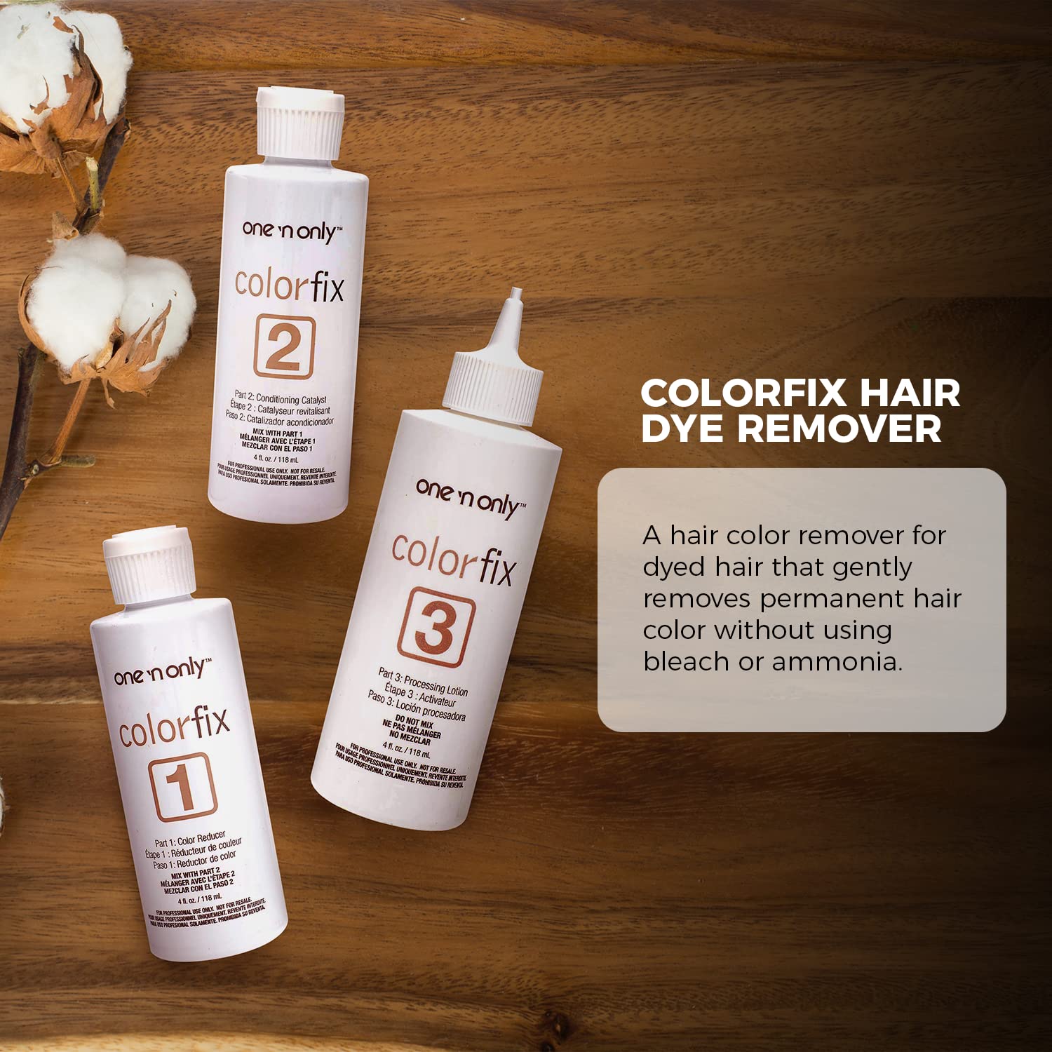 One N Only Colorfix Permanent Hair Color Remover Kit With Argan Oil - Dye Removes Any Level - Image 5