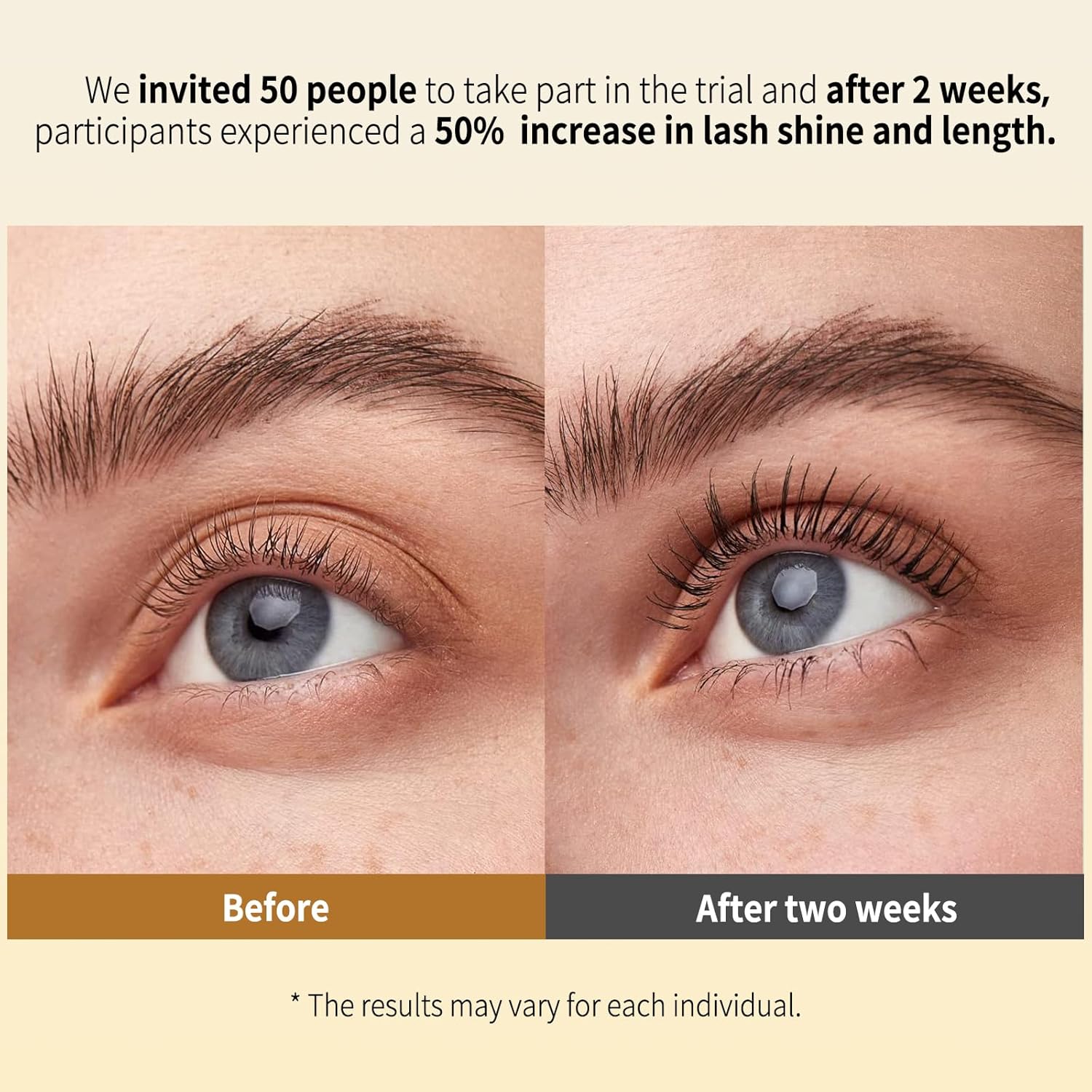 Eyelash Growth Serum for Thicker, Longer, Natural Lashes without Prostaglandin – Grow Luscious, Natural Lashes with Advanced Enhancer | Vegan & Cruelty-Free Treatment - Image 4
