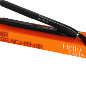 Flat Iron Hair Straightener, 1'' Flat Iron with Anti-Static Technology, 2 in 1 Hair Straightener and Curler, Ceramic Hair Iron for Fast Results and Smooth Styles, Gifts for Women