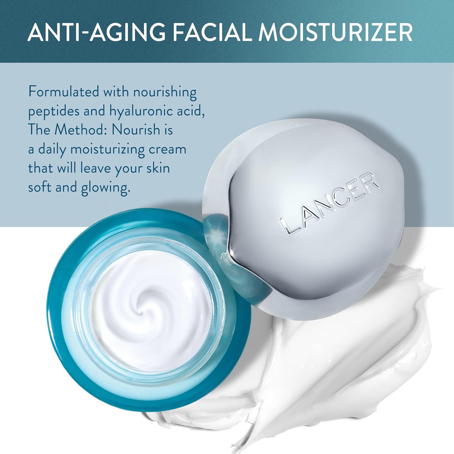 Lancer Skincare The Method: Nourish Women’s Anti-Aging Moisturizer with Hyaluronic Acid, Daily Face Moisturizer, Normal or Combination Skin - Image 2